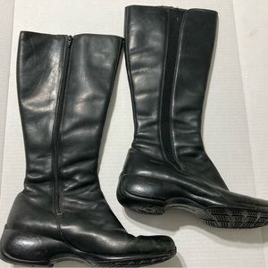 Merrell boots zip up Thinsulate weatherproof black Air cushion heel